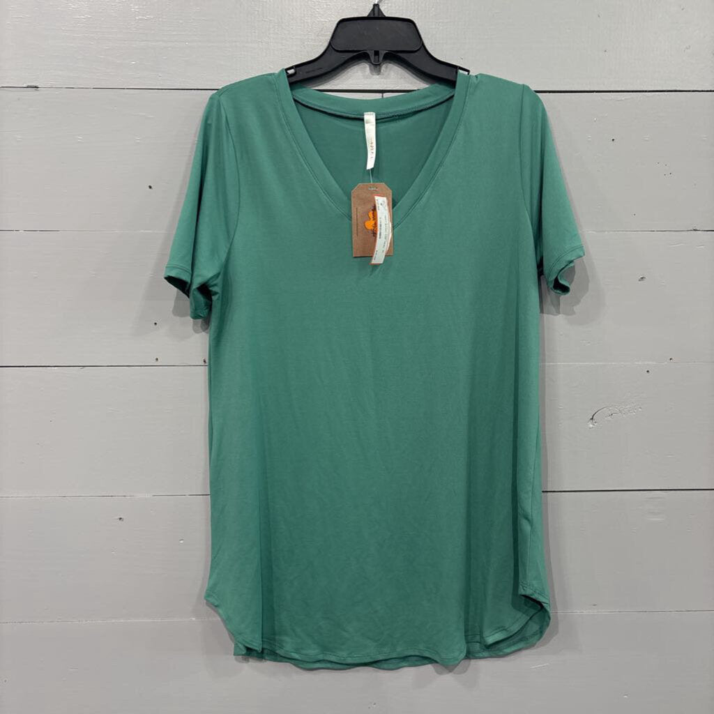 NWT BASIC TOP,TEAL ,M