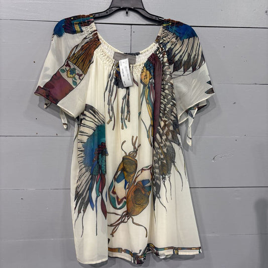 DDR INDIAN DRESS TOP ,MULTI,1X