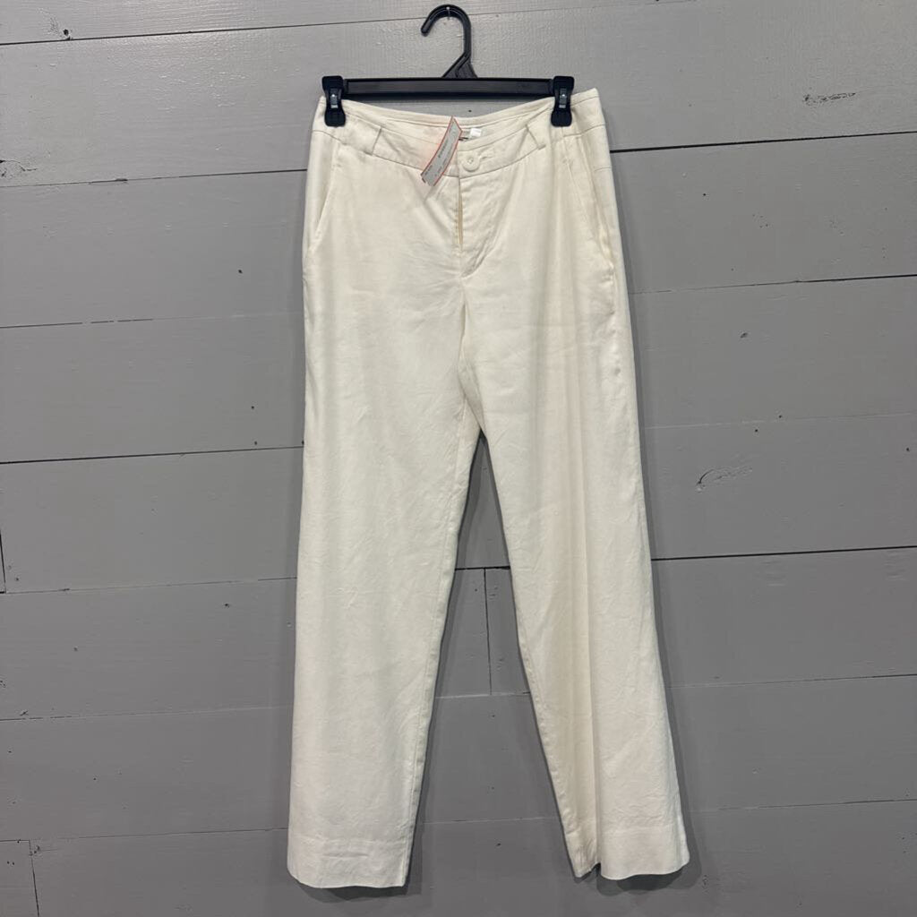 CABI,STRAIGHT PANT ,WHT ,S