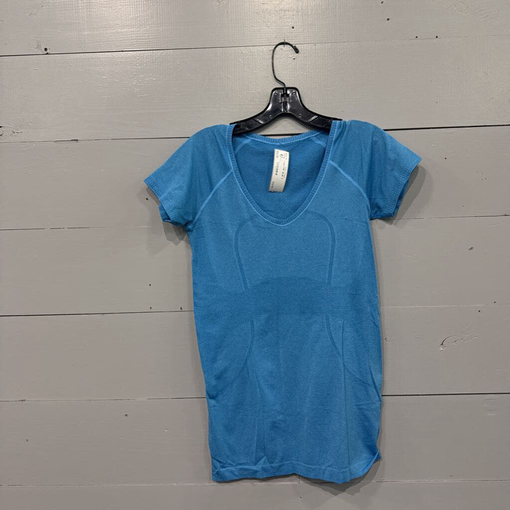 LULUEMON,LULU TOP ,BLUE ,6