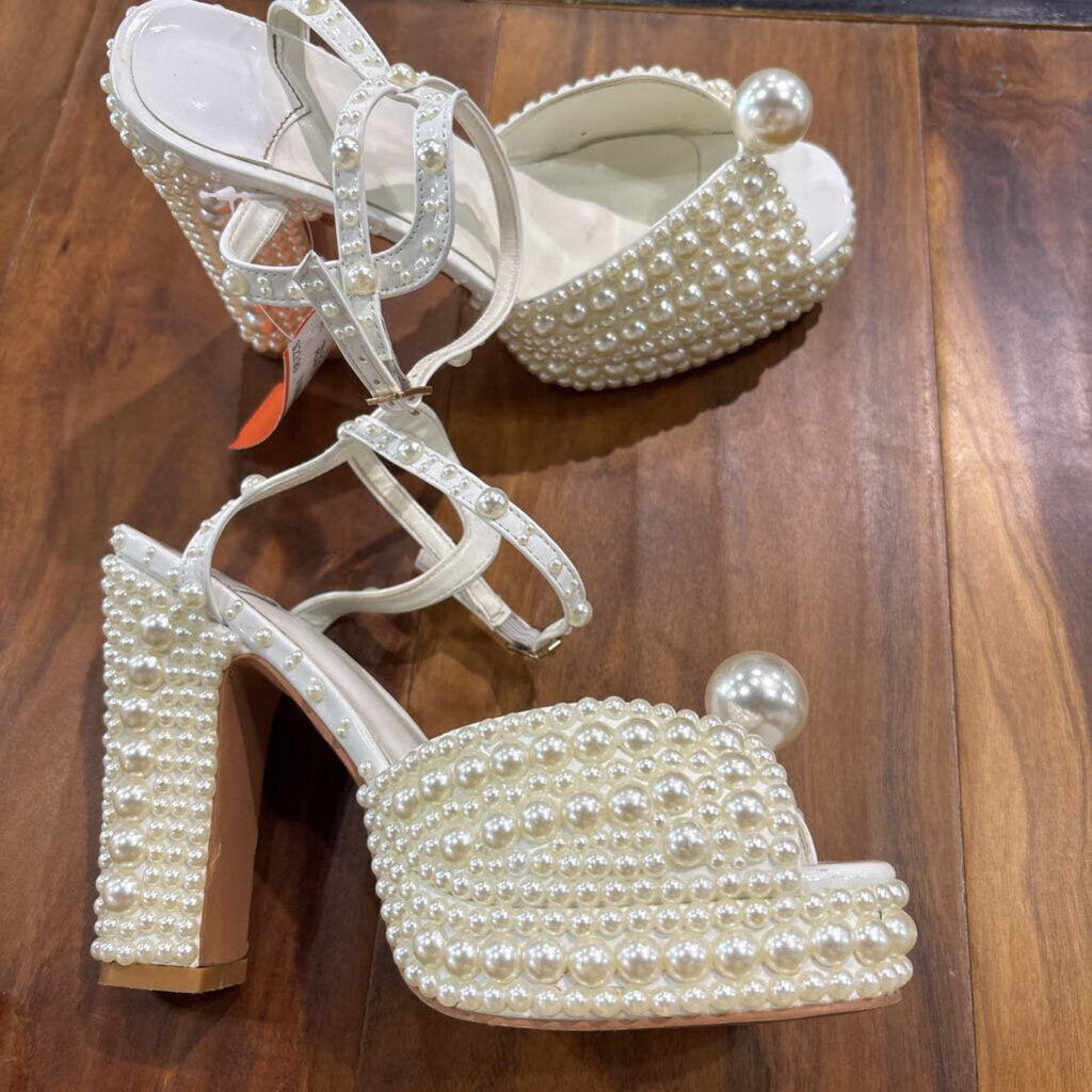 PEARL,*BLOCK HEEL SANDAL,PEARL,37