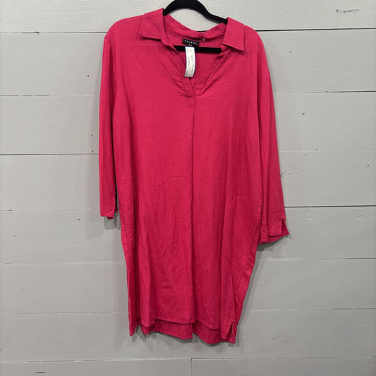 TRIBAL,NWT BASIC TUNIC DRESS,PINK ,XL
