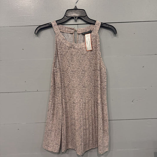 ADRIANNA PAPELL,*SOFT CHEETAH PRINT TOP,PINK,M