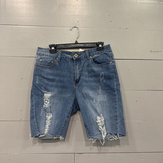 URBAN COCO, DENIM SHORTS ,BLUE ,L