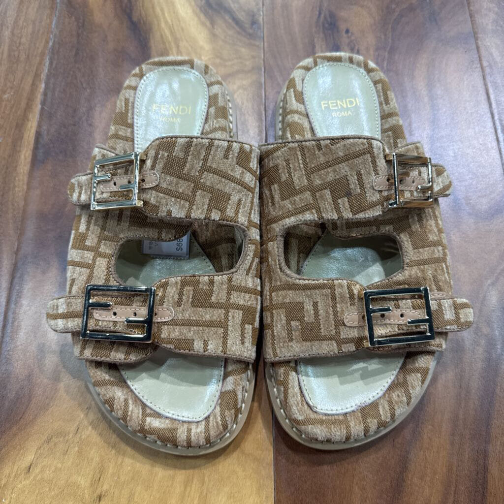 FENDI DUPE,NEW DUPE SLIDE,CAMEL ,37