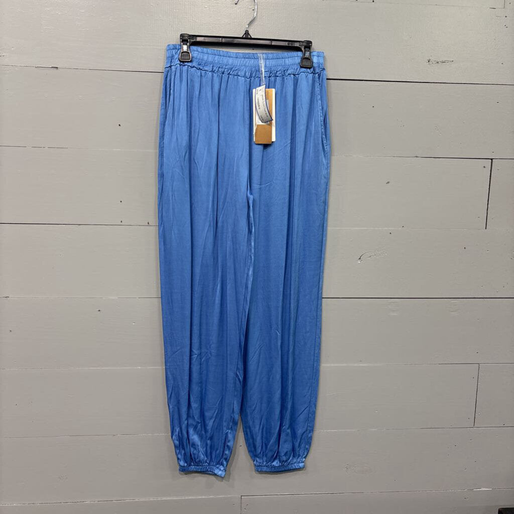 BADSIC FLOWY PANT,BLUE/,L