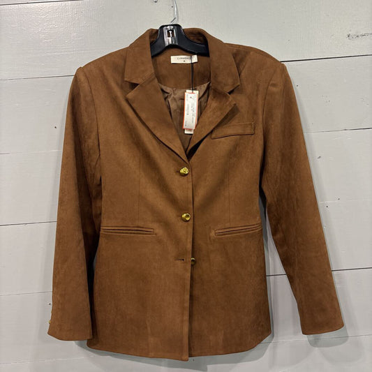 THE COMMENSE,NWT SEUDE LIKE JACKET,CAMEL ,M