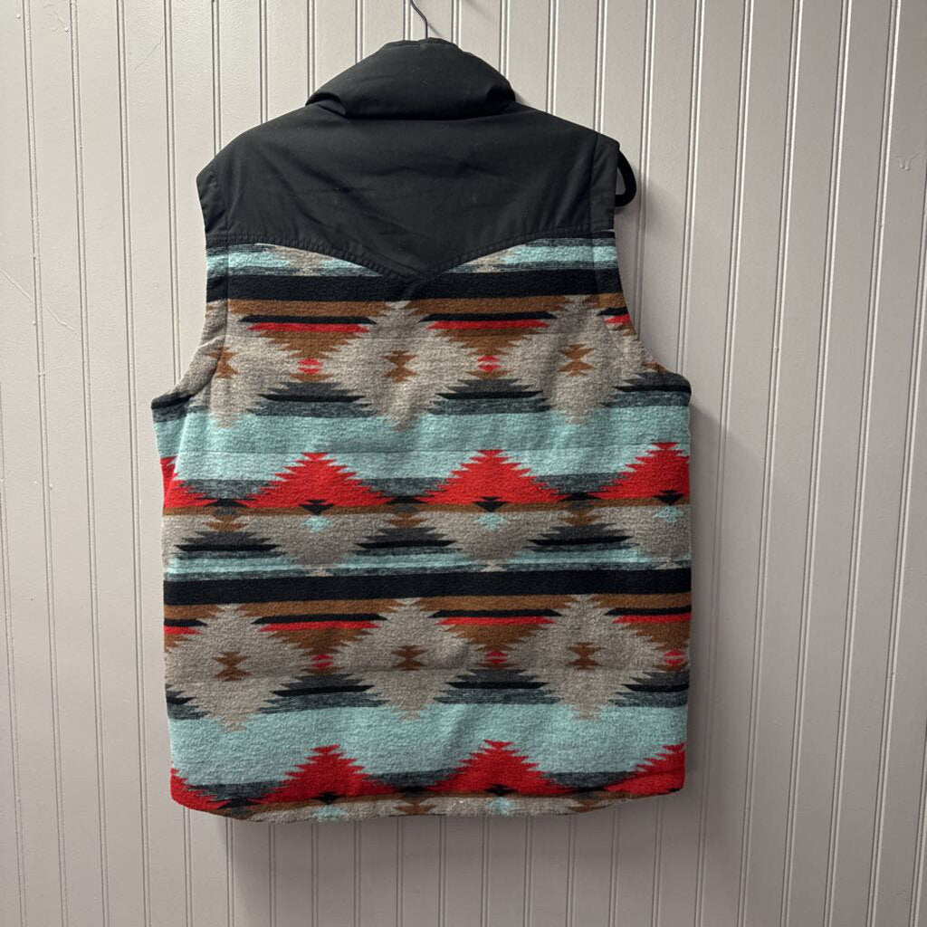 AZTEC PUFF VEST ,MULTI ,M