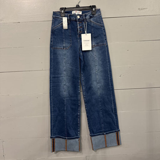 VERVET,*DENIM SKINNY LIGHT JEANS ,BLUE ,26