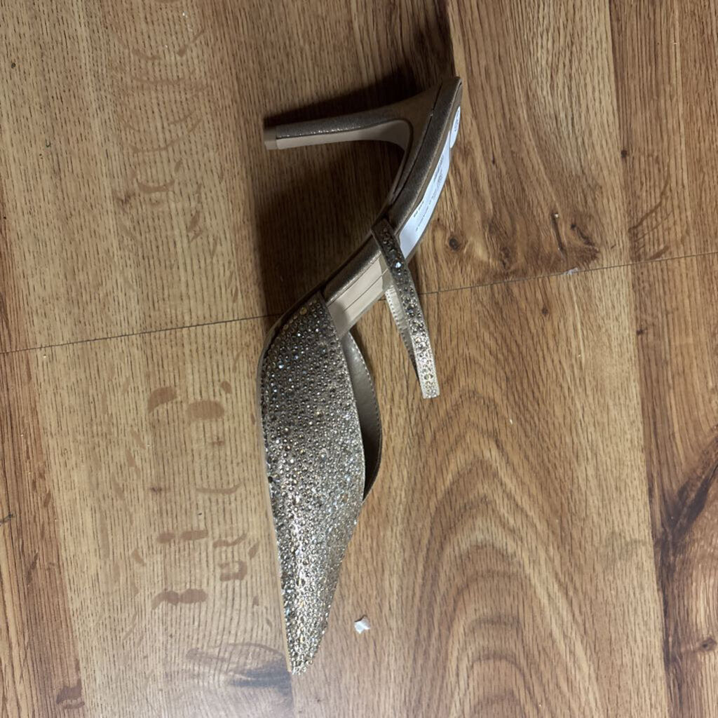 DOLCE VITA,*NWT GOLD SPARKLE PUMP,LIGHT GOLD ,8