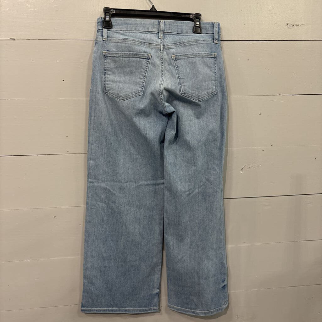KUT,*DENIM WIDE LEG LIGHT WASH JEANS,BLUE ,4
