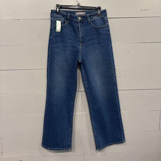JUSTUSA,WIDE LEG JEANS PANTS ,DENIM,10