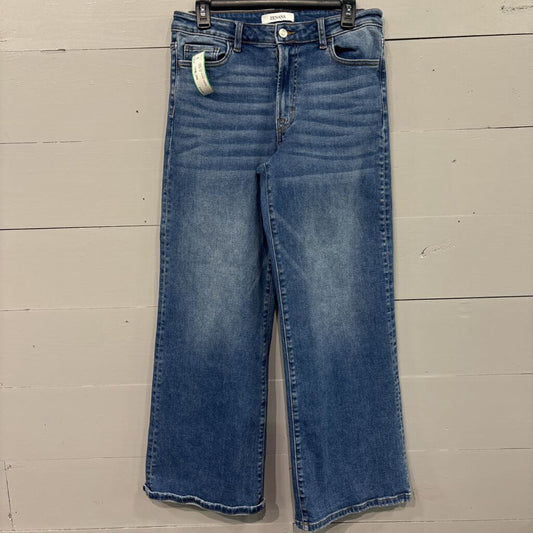 ZENANA,WIDE LEG JEANS PANTS ,DENIM,30