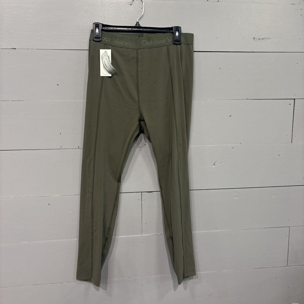 OUTDOOR VOICES,NWT ACTIVE PANTS ,GREEN ,XL
