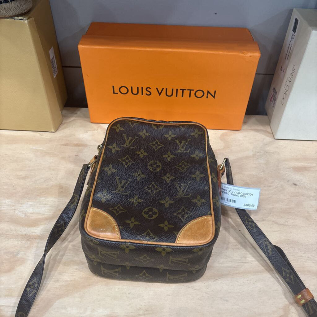 Louis Vuitton,AUTHENTIC LV CROSSBODY HANDBAG ,MONO BRN