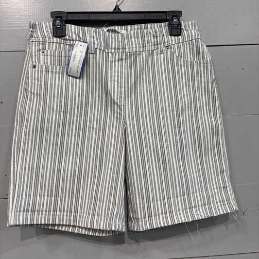 WEST BOUND,PULLON SHORTS ,BLK WHT ,10