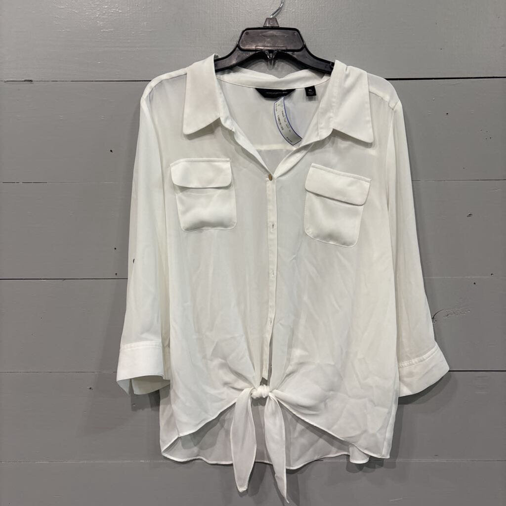 INVESTMENTS,SHEER TOP ,WHT ,XL