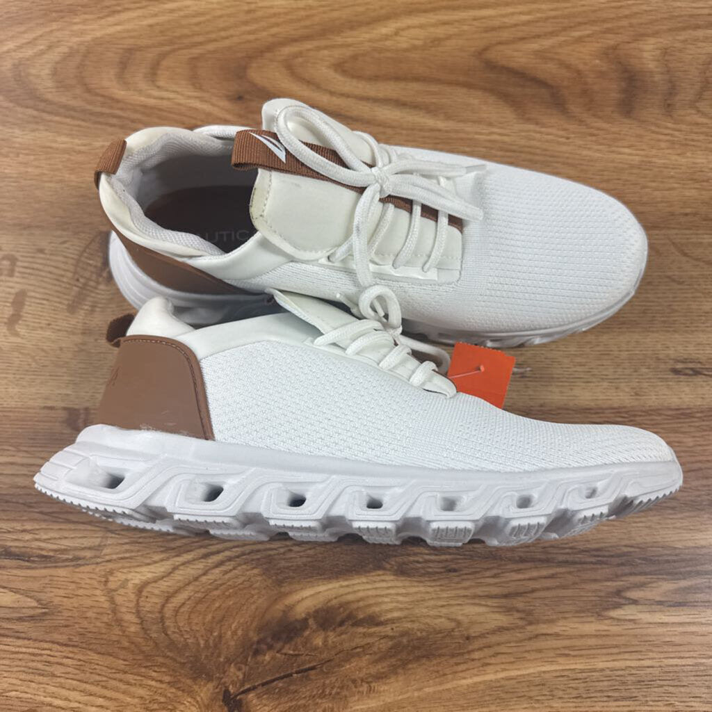 NAUTICA,NEW ACTIVE SNEAKER,WHT RUST,8.5