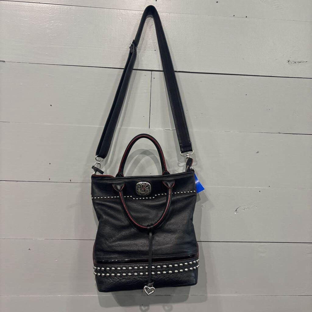 BRIGHTON,NEW BUCKET BRIGHTON BAG ,RED