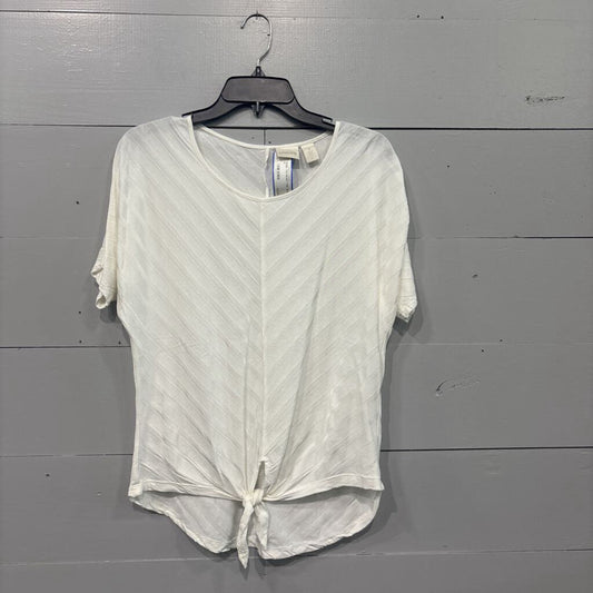 BASIC TYE FRONT TOP ,WHT ,M
