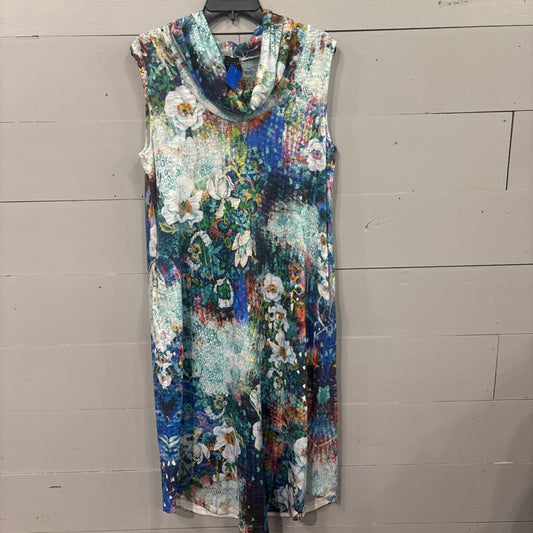 INOAH,PATTERNED DRESS,MULTI ,L
