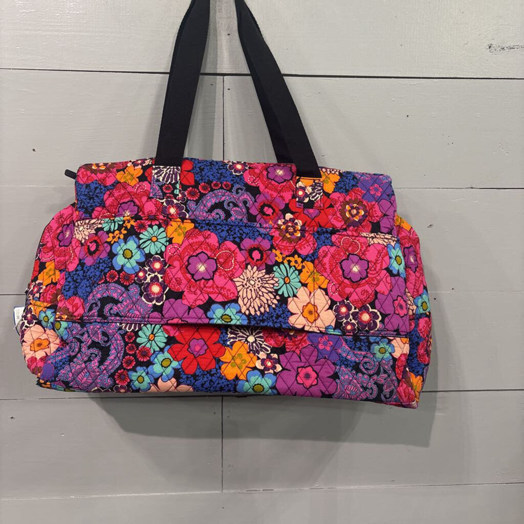 VERA BRADLEY,VB FLORAL TOTE,MULTI