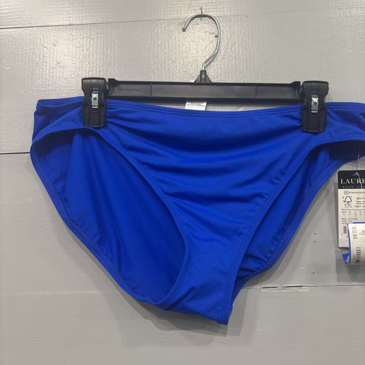 LAUREN BY RALPH LAUREN,NWT SWIM BIKINI,BLUE,16
