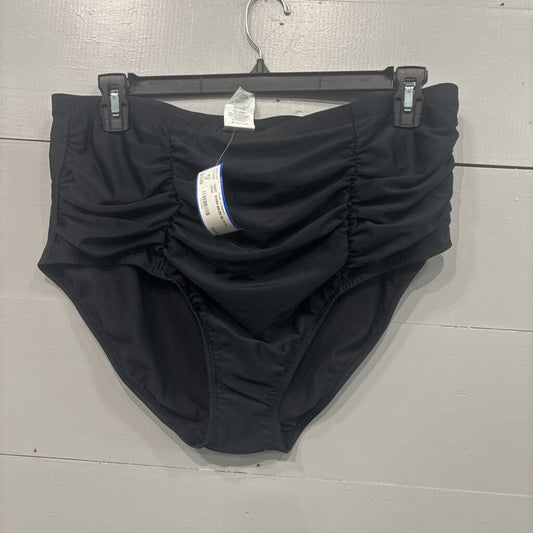ISLAND ESCAPE,NWT SWIM BIKINI,BLACK,20W
