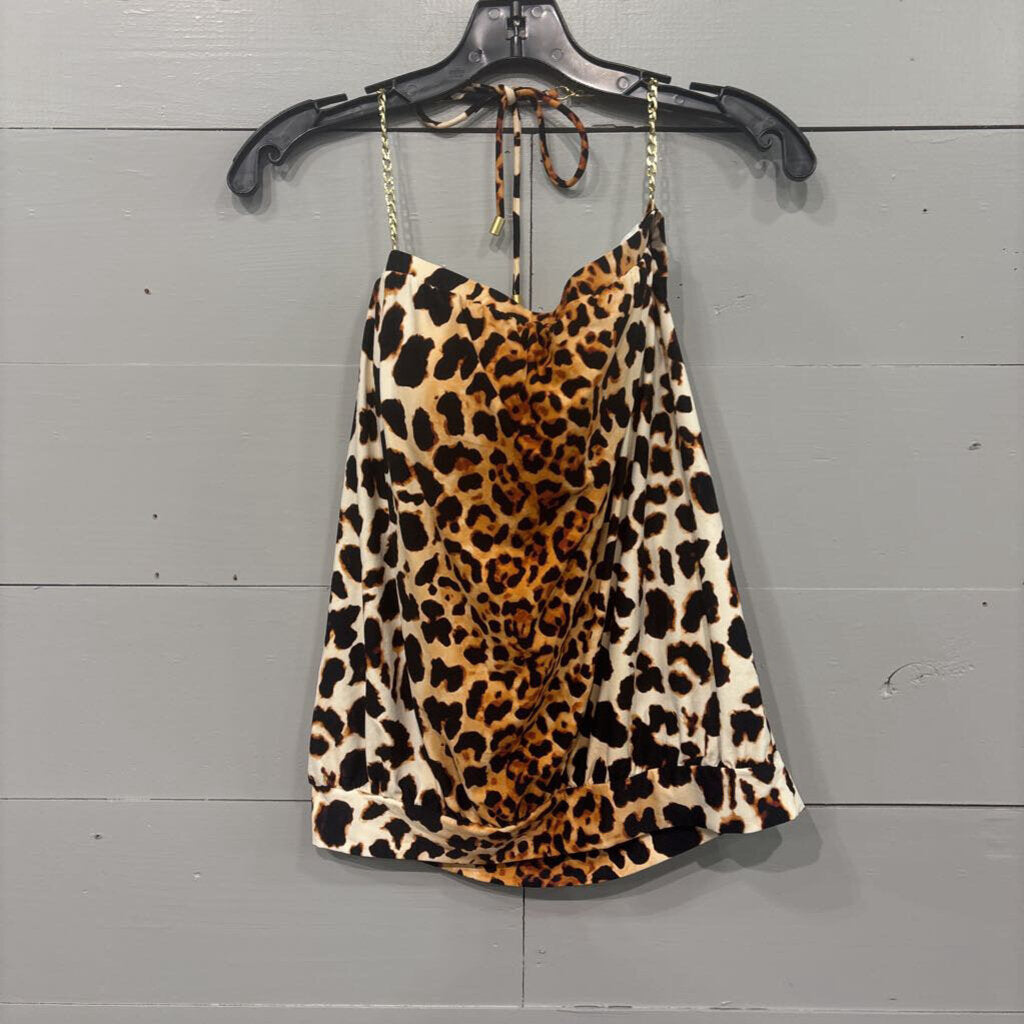 VINCE CAMUTO,NWT SWIM TANKINI,LEOPARD,M