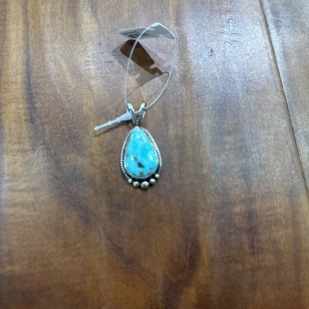 WBEGAY,NATIVE TUR NECKLACE PENDANT ,SILVER TUR