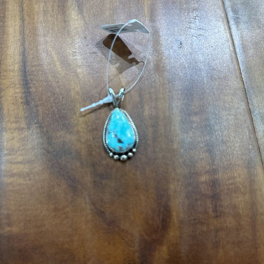 WBEGAY,NATIVE TUR NECKLACE PENDANT ,SILVER TUR