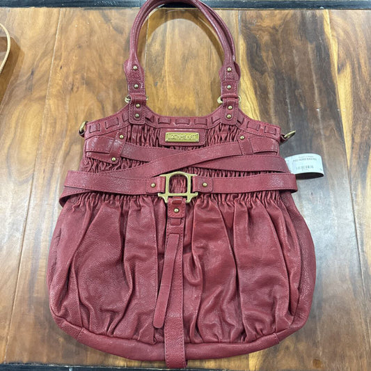 LOCKHEART,RED HOBO BAG,RED