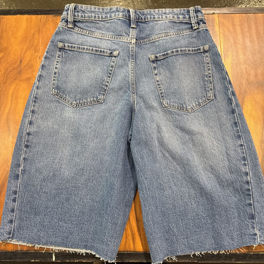BERMUDA DENIM SHORTS ,BLUE ,10