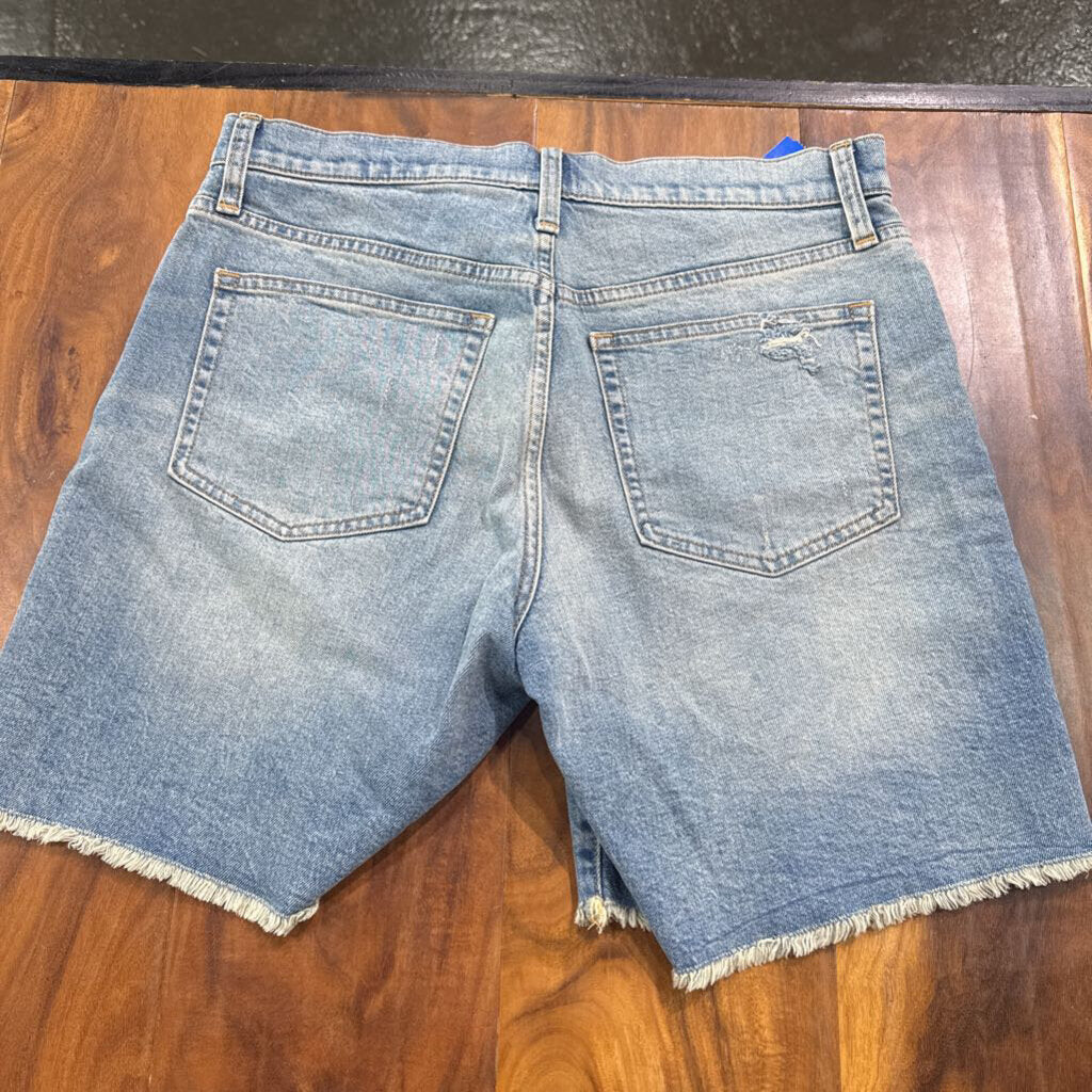 J.CREW, DENIM SHORTS ,BLUE ,10
