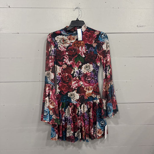 SENI & CADE,*FLORAL MINI DRESS,MULTI ,S