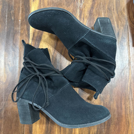 TOMS,*HEEL BOOTS STRING,BLK,9.5