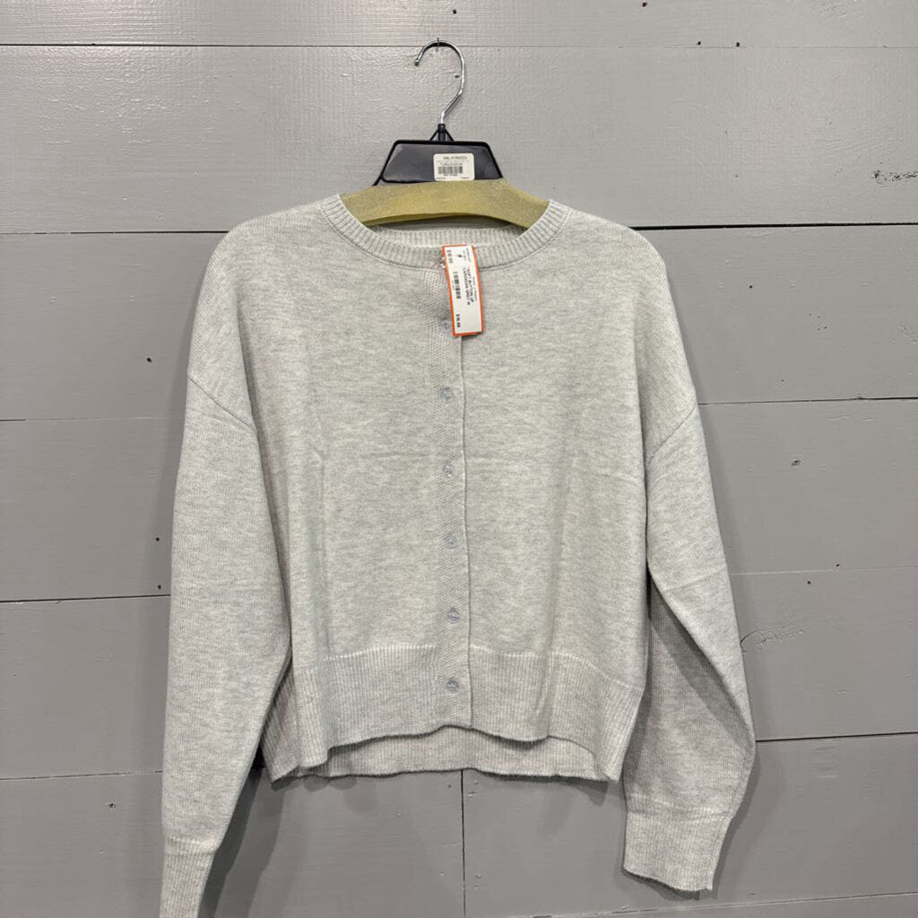 Trendy QUEEN,*SOFT BUTTON UP CARDIGAN,GREY,M