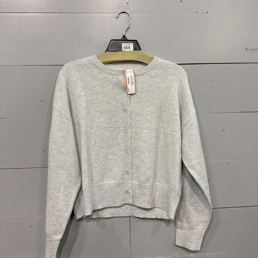 Trendy QUEEN,*SOFT BUTTON UP CARDIGAN,GREY,M