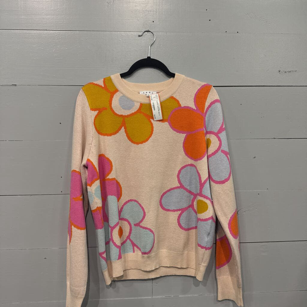 THML,FLORAL SWEATER,MULTI,L
