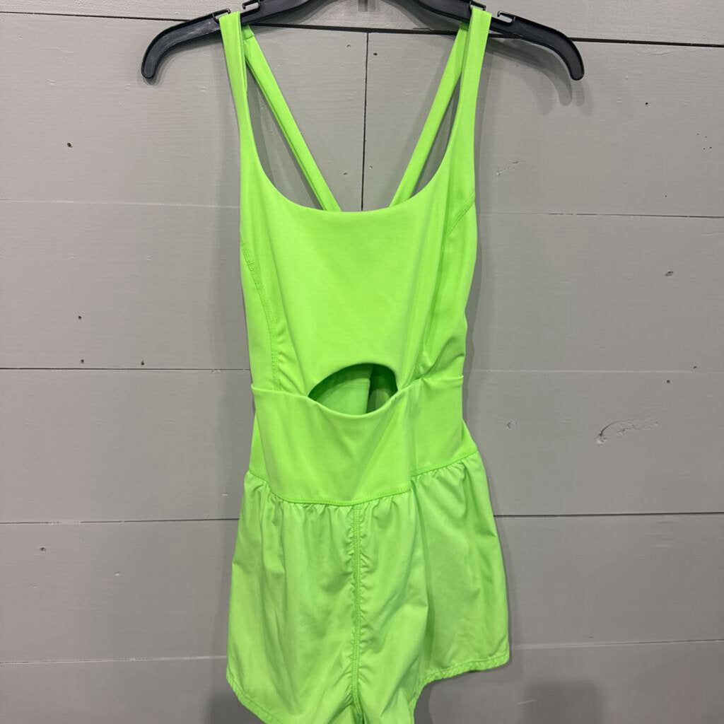 FREE PEOPLE,*FREE PEOPLE RIGHTEOUS RUNSIE ,LIME GREEN,M