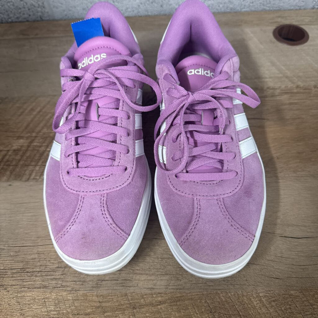 ADIDAS,TRENDY PLATFORM SNEAKER,PINK WHT ,7.5