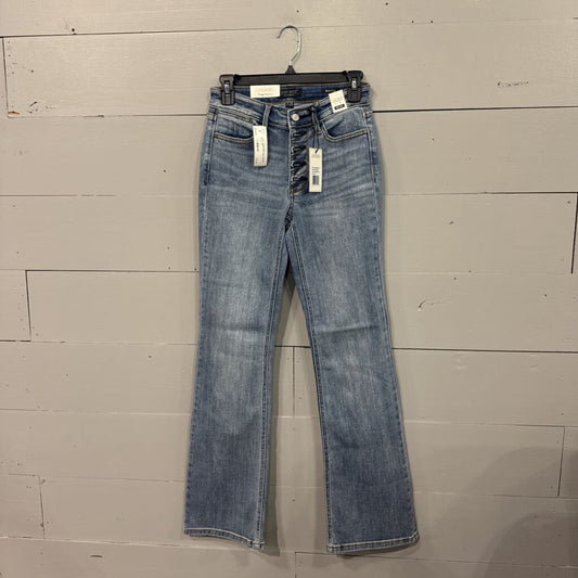JUDY BLUE,*NWT DENIM MID RISE JEANS,BLUE ,25