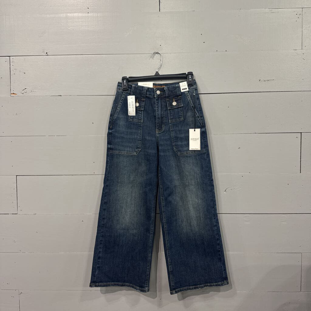 JUDY BLUE,*NWT DENIM HIGH WAIST JEANS,BLUE ,25