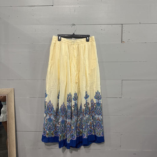 JOHNNY WAS,NWT FLOWY FLORAL PANTS,FLORAL,M