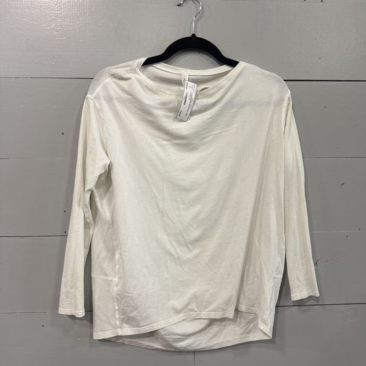 LULUEMON,LULULEMON DROPTAIL TOP ,IVORY,2