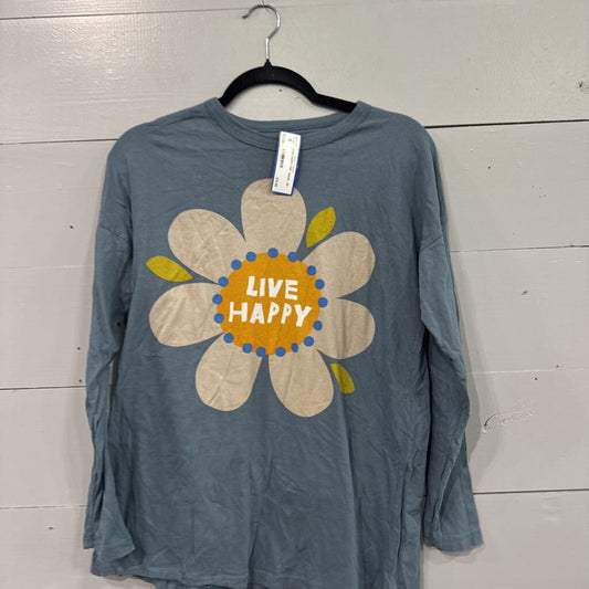 NATURE LIFE,LIVE HAPPY TOP ,AQUA ,XS
