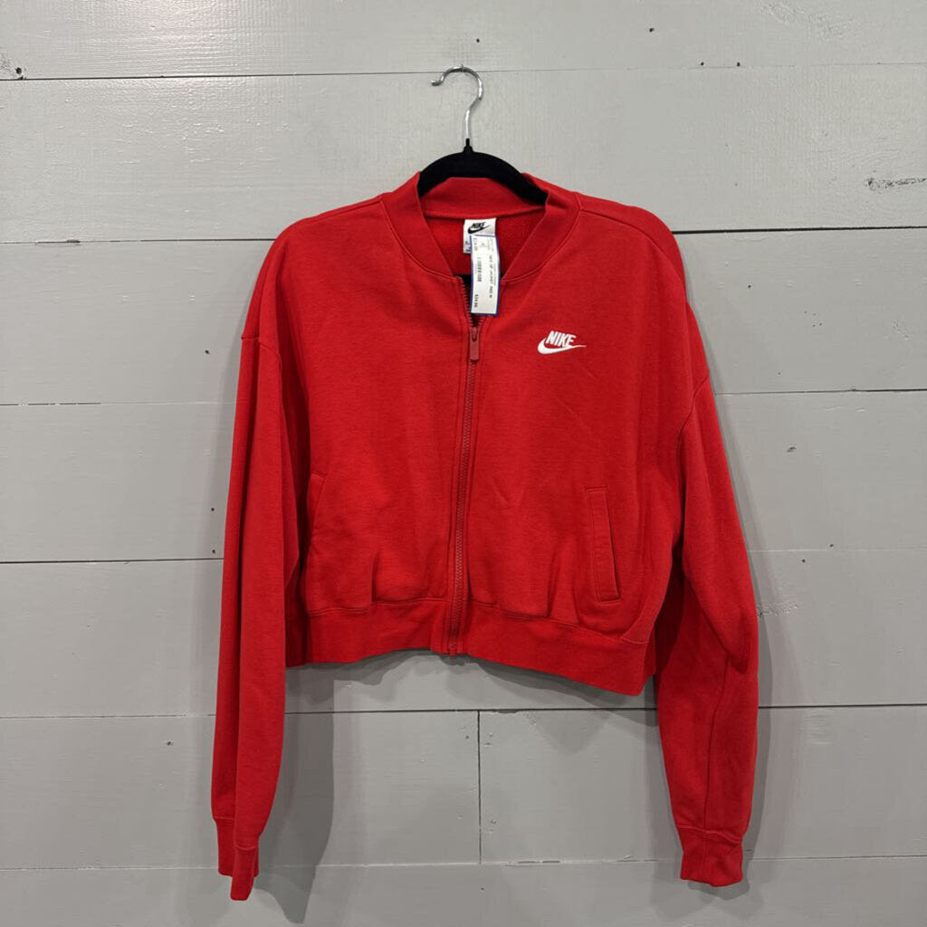 NIKE,NIKE ZIP JACKET ,RED,M