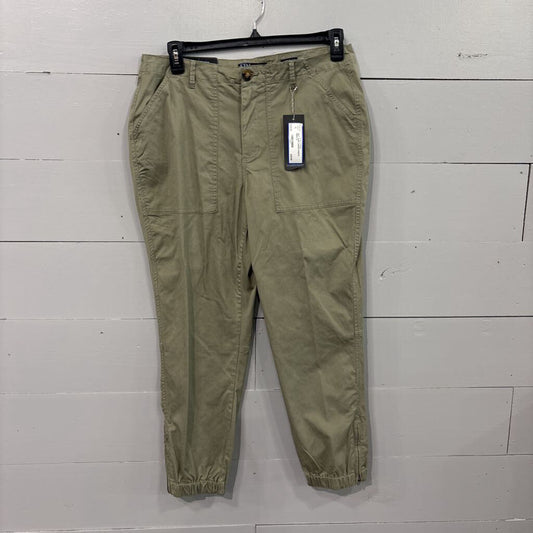 FDJ,NWT SLIM CARGO PANTS,FERN,14