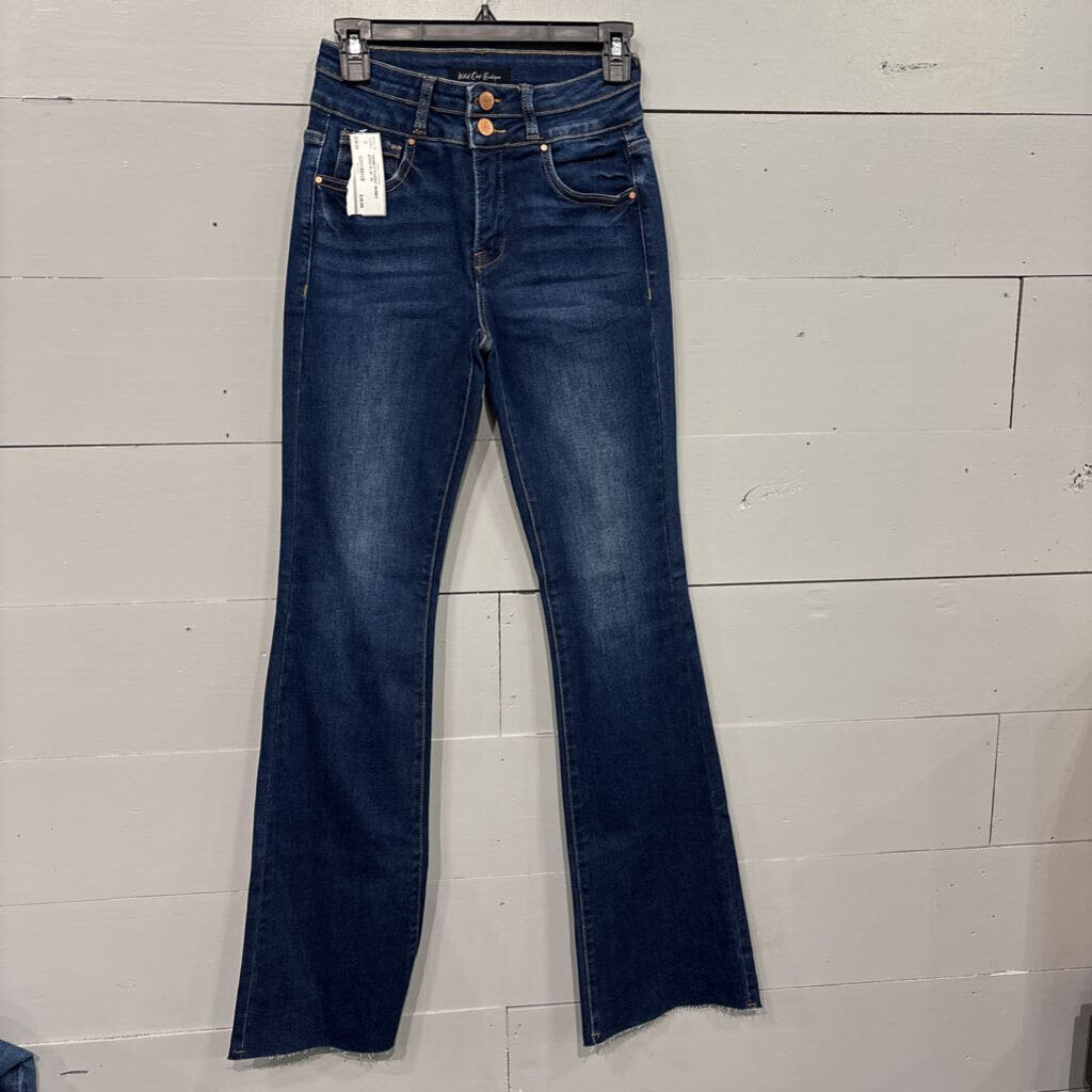 WILD OAK,*DENIM STRAIGHT SKINNY JEANS,BLUE ,25