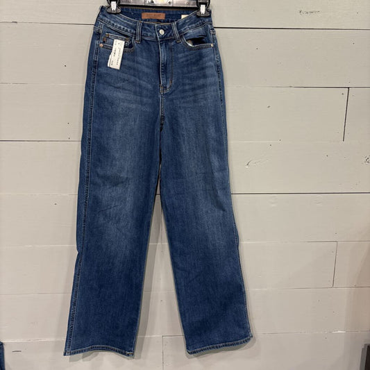 JUDY BLUE,*DENIM BAGGY JEANS,BLUE ,24